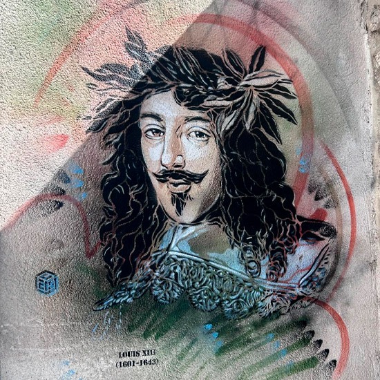 Street Art C215 Louis XIII - Provins