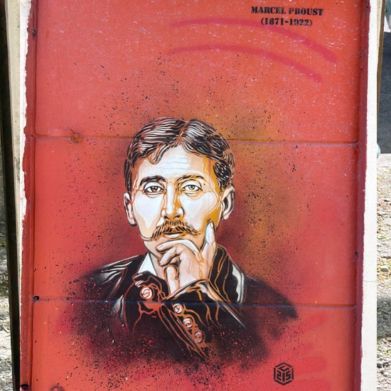 Marcel Proust - Street Art C215  - Provins