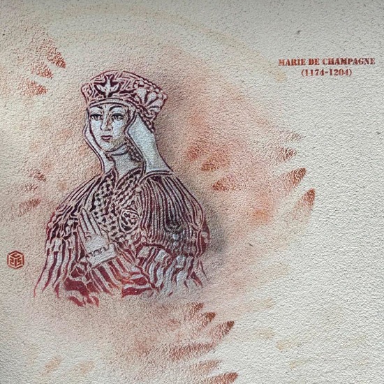 Street Art C215<br />
Marie de Champagne - Provins