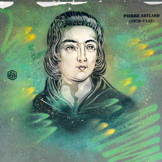 Street Art C215 Pierre Abélard - Provins