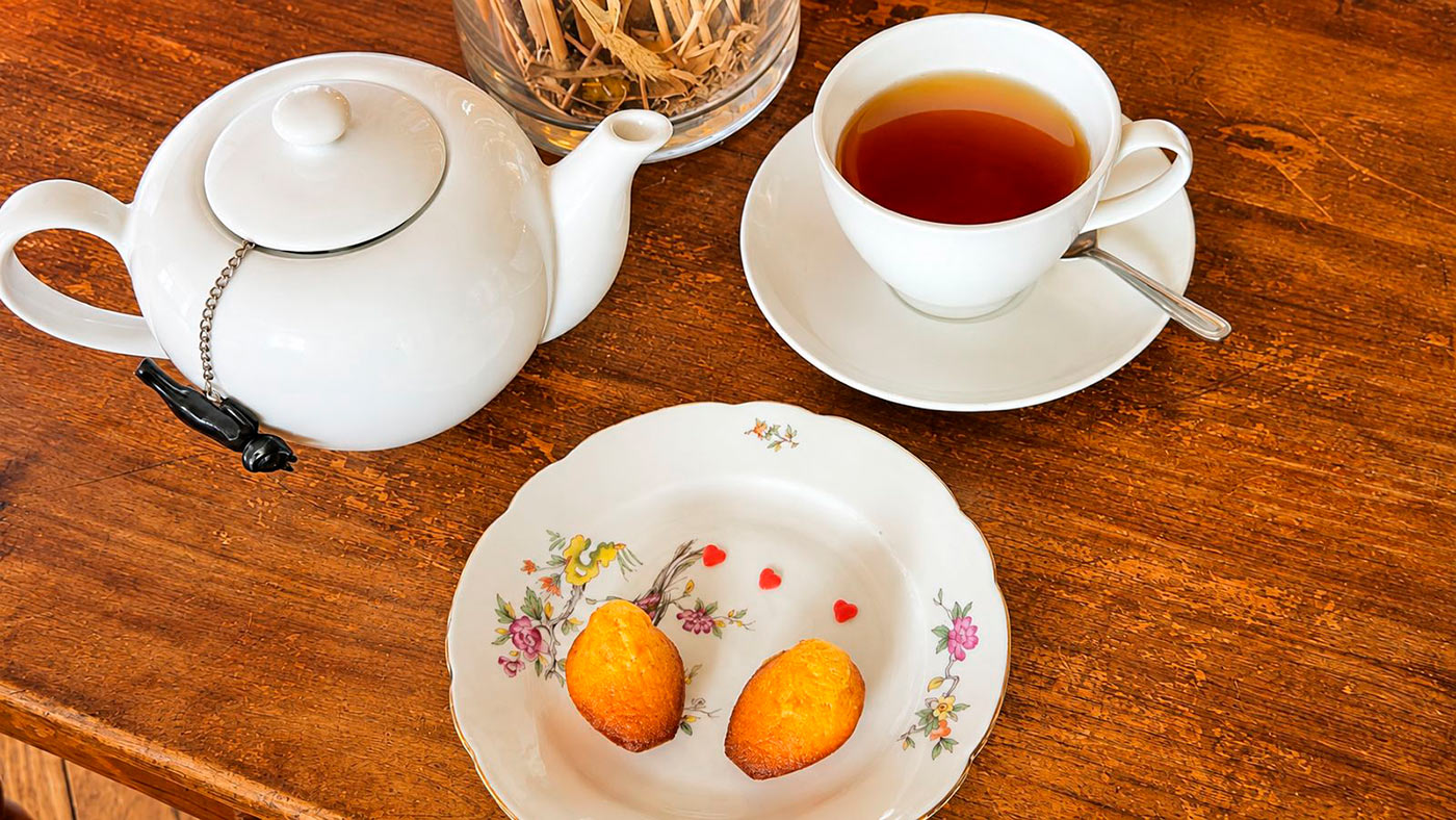 Madeleines à la rose de Provins Salon de thé Maison Stella Cadente